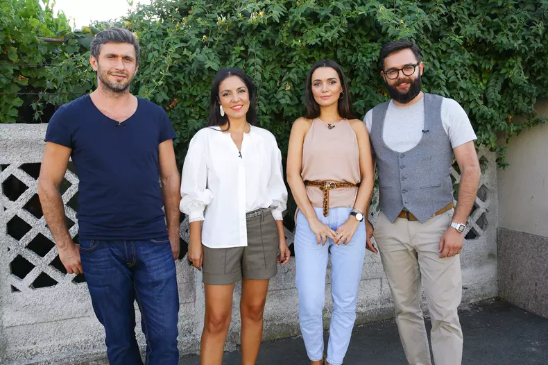 Dragos, Cristina, Laura, Valentin