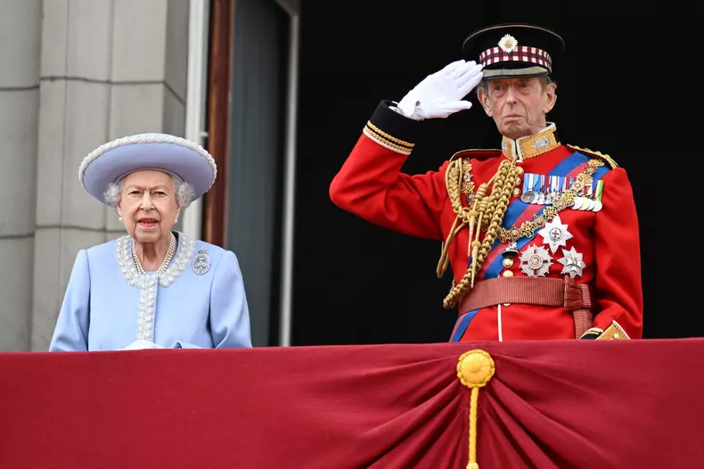 Trooping The Colour - The Queen's Birthday Parade, London, UK - 02 Jun 2022