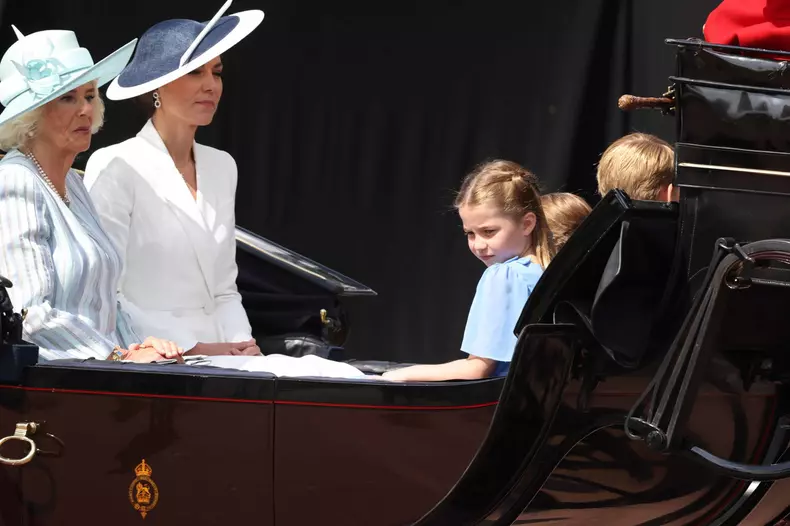 Trooping The Colour - The Queen's Birthday Parade, London, UK - 02 Jun 2022