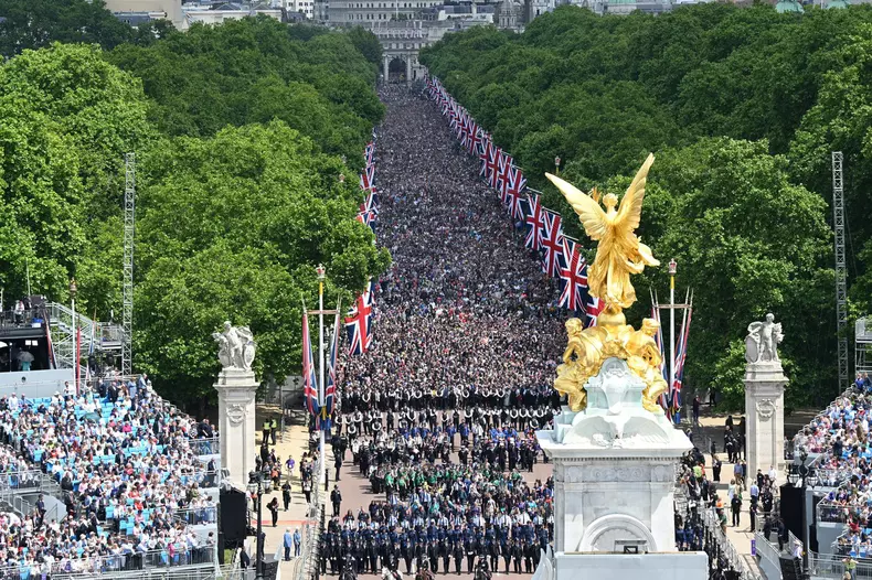Trooping The Colour - The Queen's Birthday Parade, London, UK - 02 Jun 2022