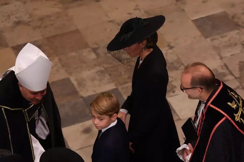 The State Funeral of Her Majesty The Queen, Service, West Door Platform, Westminster Abbey, London, UK - 19 Sep 2022