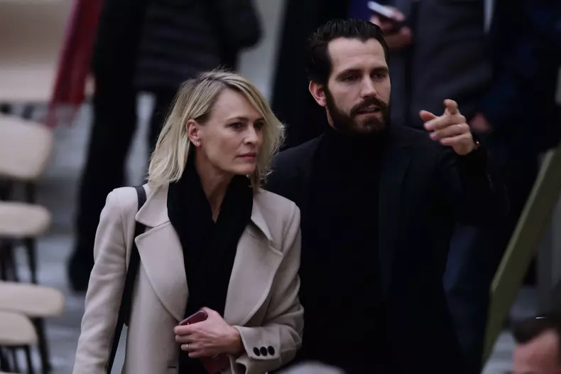 Actress Robin Wright Visits The Vatican