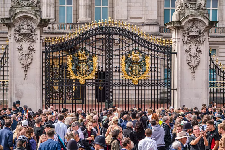 Death of  HM Queen Elizabeth II, Buckingham Palace, London, United Kingdom - 09 Sep 2022