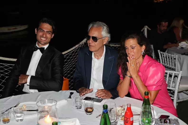Celebrities are seen at the "Rising Star Award" in Ischia Global Fest