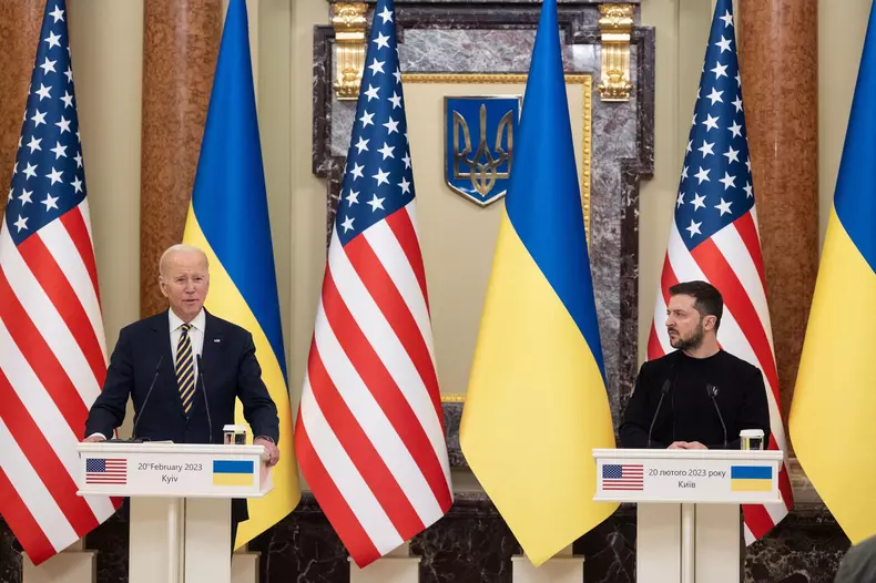 Biden Makes Surprise Visit To Ukraine