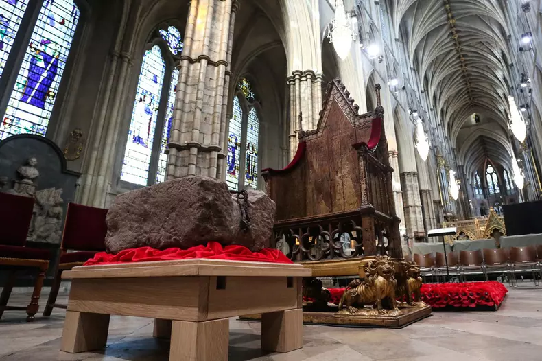 The Stone of Destiny arrives in London ahead of The Coronation