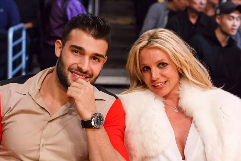 Britney Spears and Sam Asghari