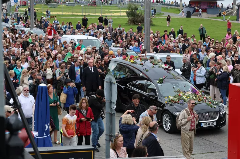 The Funeral of the ‘Nothing Compares 2 U’ Irish singer-songwriter Sinead O'Connor.