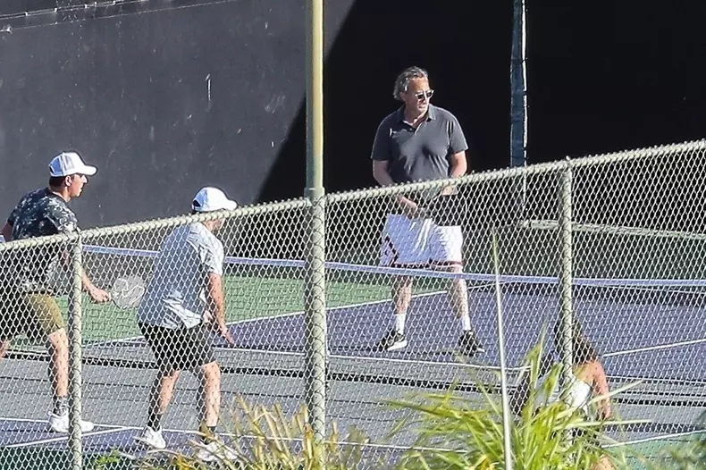 *PREMIUM-EXCLUSIVE* Matthew's Last Game: An Hour of Pickleball Before Tragic Goodbye **File Photos**