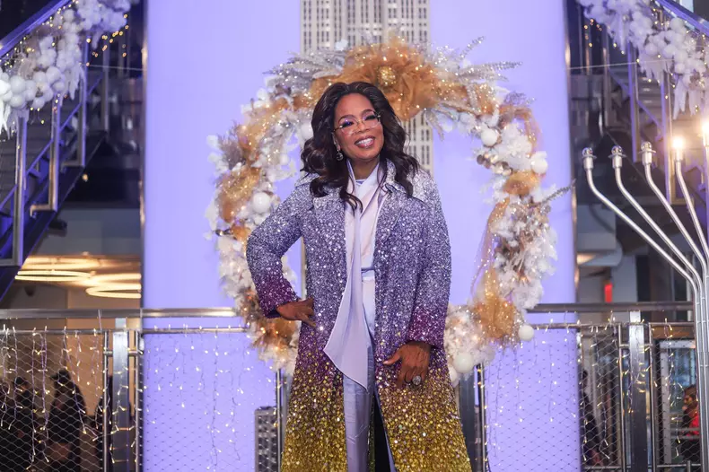 Oprah Winfrey And The Cast Of 'The Color Purple' Light The Empire State Building