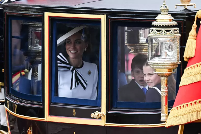 Princess of Wales Kate Middleton appears in public for the first time in months