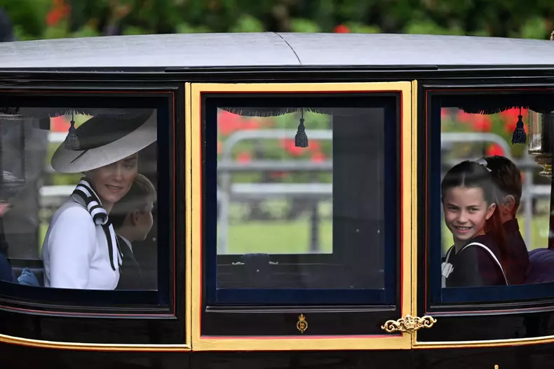 Princess of Wales Kate Middleton appears in public for the first time in months