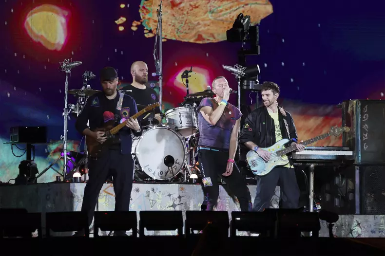 Coldplay concert in Singapore