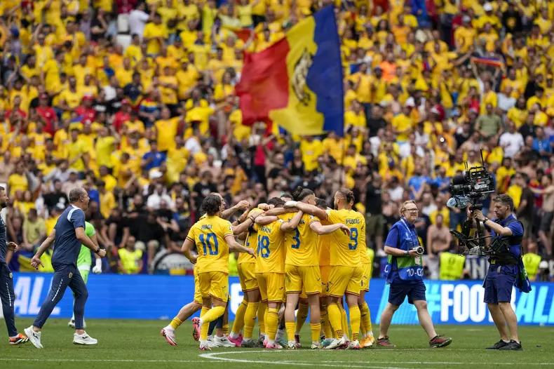 Euro 2024 Soccer Romania Ukraine
