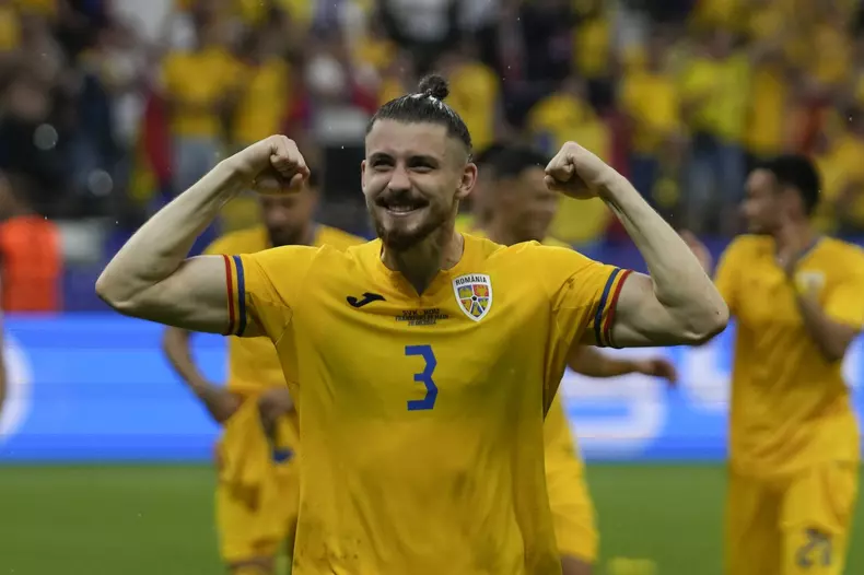 Euro 2024 Soccer Slovakia Romania