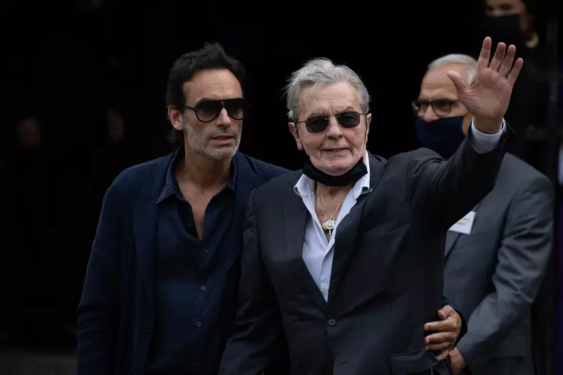 The Funeral Ceremony For Late French Actor Jean-Paul Belmondo At The Saint-Germain-Des-Pres Church In Paris