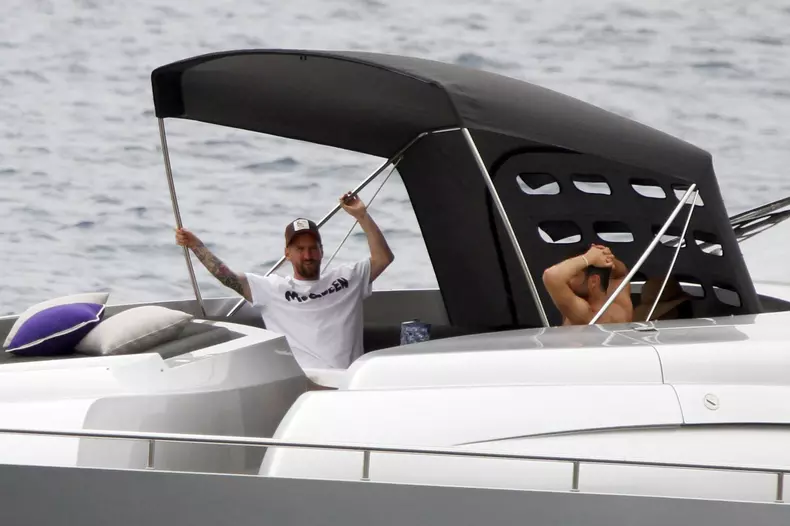 Lionel Messi and wife Antonela Rocuzzo continue holidaying in Ibiza with Cesc Fabregas and Daniella Semaan