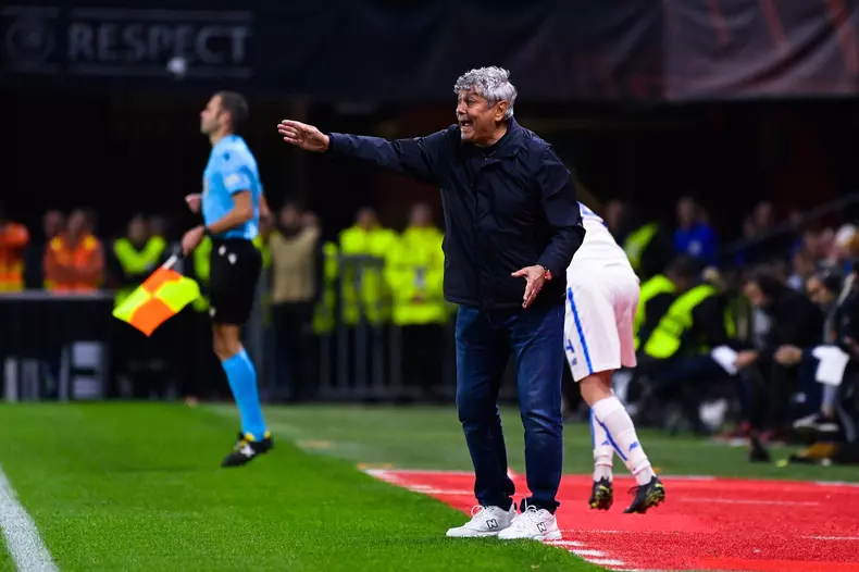 Match de Ligue Europa opposant le Stade rennais FC au Dynamo Kiev au stade Roazhon Park à Rennes