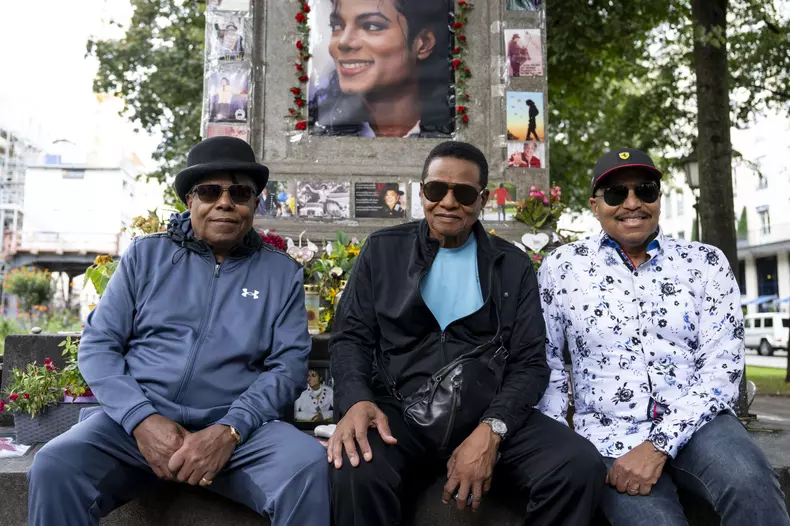 The Jacksons press conference in Munich