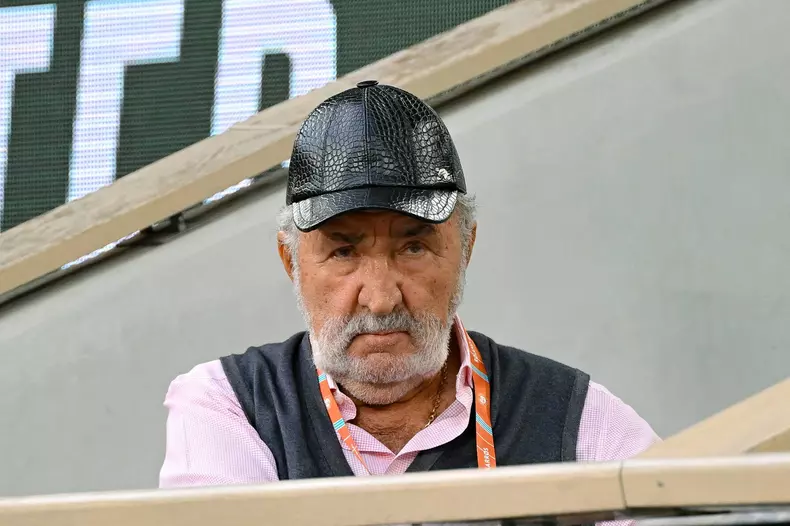 Tennis Roland Garros 2024 France Ion Tiriac Roumanie dans les loges de RG Tennis Roland Garros 2024 France 05 06 2024 Ch