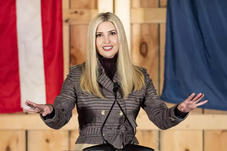 Ivanka Trump Campaigning for Donald Trump in Waymart, Pennsylvania