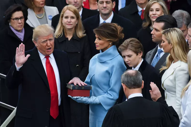 Donald Trump Becomes 45th President of the United States in Inauguration at U.S. Capitol
