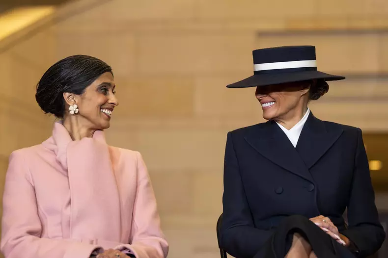Trump and Vance Swearing-In at the US Capitol