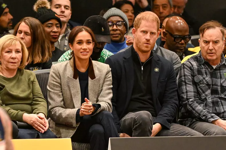 The Duke and Duchess of Sussex Attend Wheelchair Basketball At The 2025 Invictus Games