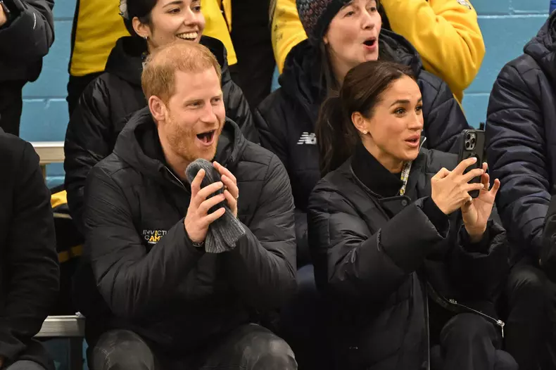 The Duke and Duchess of Sussex Attend Wheelchair Curling At The 2025 Invictus Games