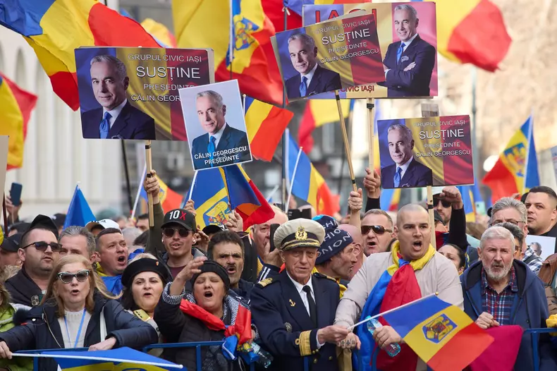 Calin Georgescu Files His Candidacy for 2025 Romanian Presidential Elections, Bucharest, Romania - 07 Mar 2025