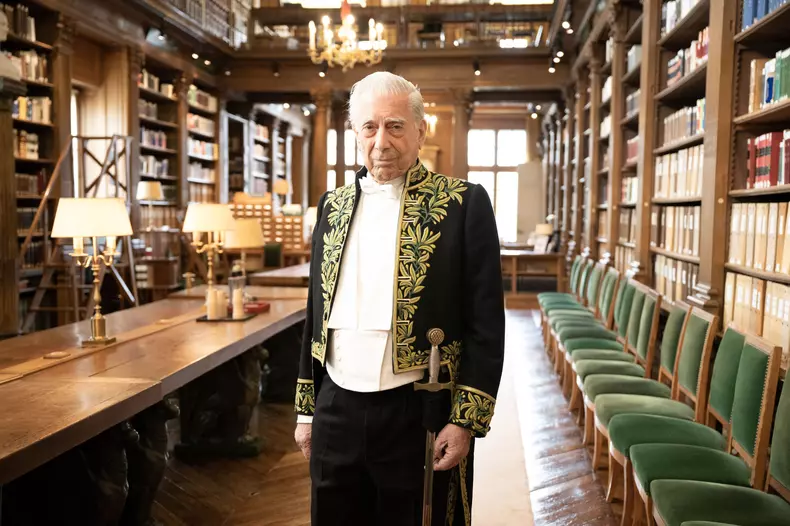 Mario Vargas Llosa joins French Academy - Paris