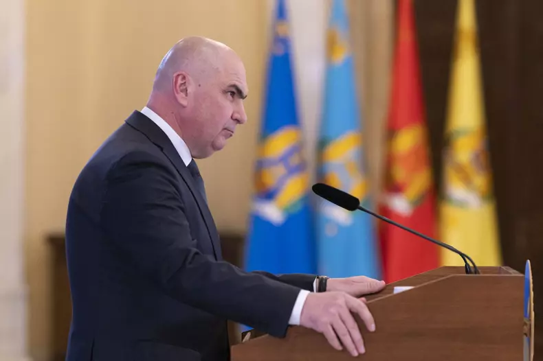 PALATUL COTROCENI - CONFERINTA DE PRESA - ILIE BOLOJAN