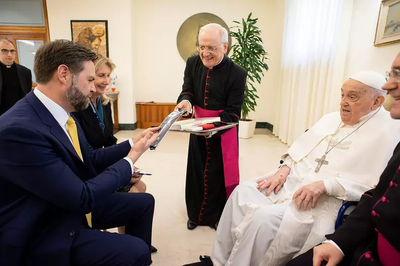 Pope Francis Meeting With US Vice-President JD Vance in Vatican