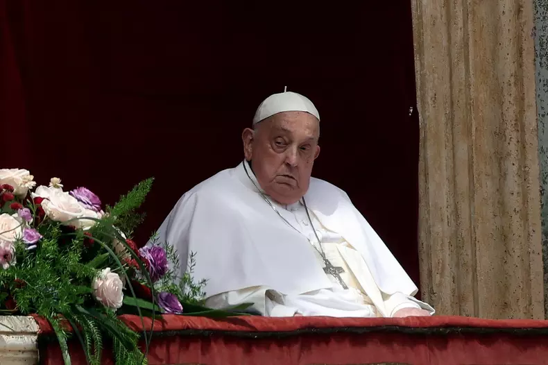Pope Francis attends the Holy Mass on Easter Sunday and “Urbi et Orbi” Blessing at Saint Peter’s Square.