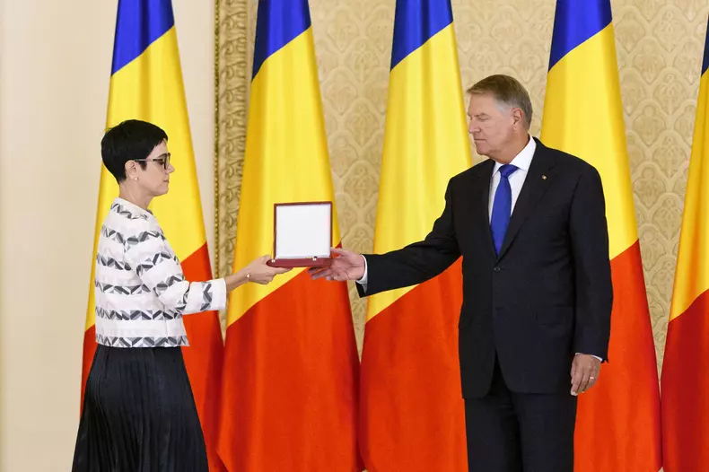 BUCURESTI - PALATUL COTROCENI - CEREMONIE DE DECORARE - 17 SEPTE
