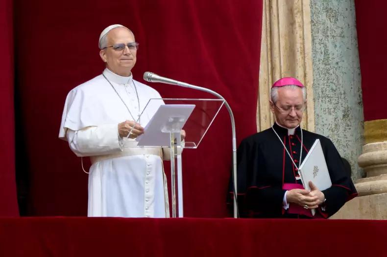 Pope Leo XIV Attended Regina Coeli Prayer In St. Peter'S Square, Vatican - 11 May 2025