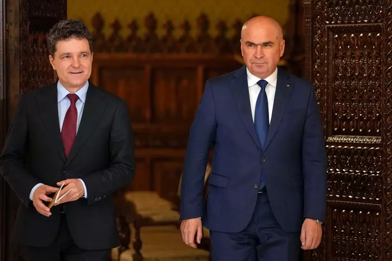 BUCURESTI - COTROCENI - DECLARATII DE PRESA - NICUSOR DAN - ILIE