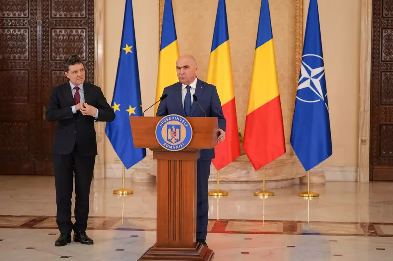 BUCURESTI - COTROCENI - DECLARATII DE PRESA - NICUSOR DAN - ILIE