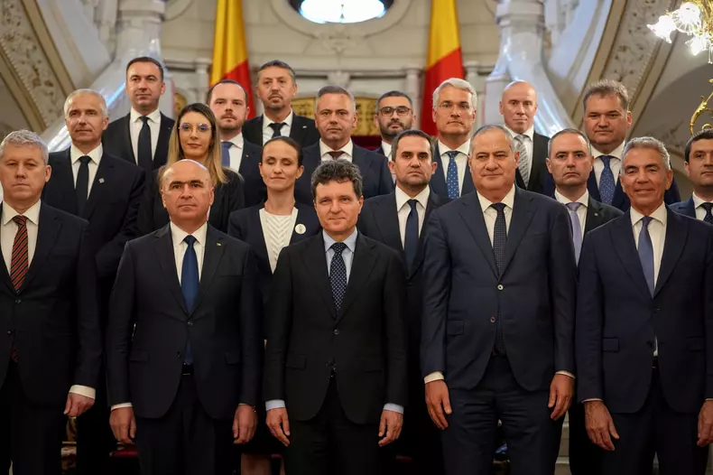 PALATUL COTROCENI - DEPUNERE JURAMANT DE INVESTITURA - MINISTRI