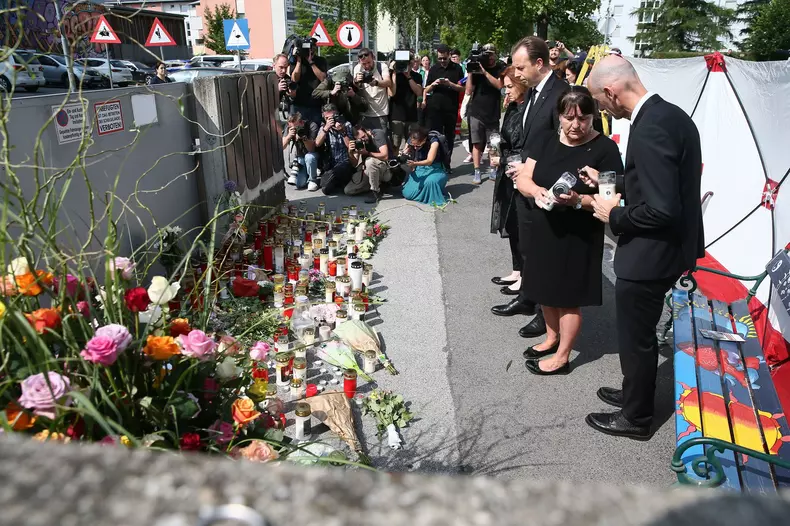 Commemoration ceremony for victims of high school shooting in Graz