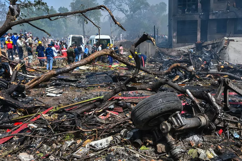 Air India Crash, Ahmedabad - 14 Jun 2025