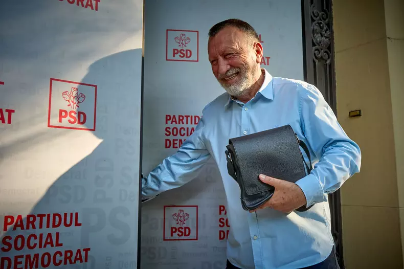 Romanian Politics, Social Democratic Party, National Political Bureau, Bucharest, Romania - 26 Aug 2024