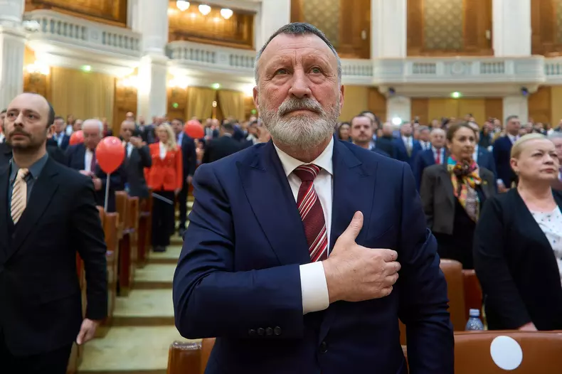 Motion of No Confidence Against the Romanian Government, Bucharest, Romania - 28 Feb 2025