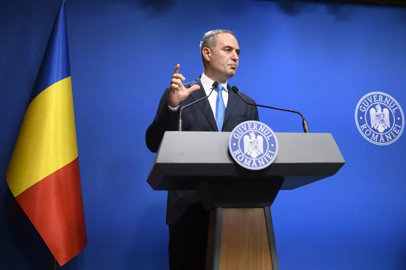 BUCURESTI - GUVERN - MINISTRUL FINANTELOR - CONFERINTA DE PRESA
