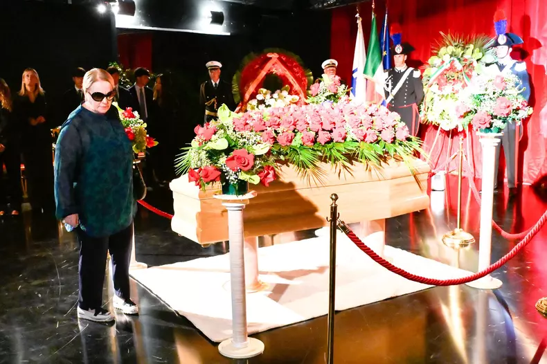 Rome, Pippo Baudo dies, La Camera Ardente