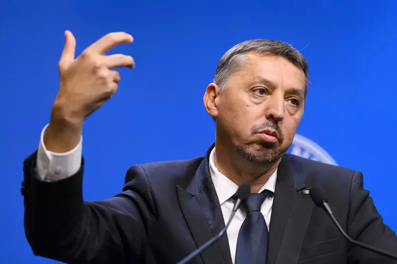 BUCURESTI - PALATUL VICTORIA - CONFERINTA DE PRESA - DANIEL DAVI