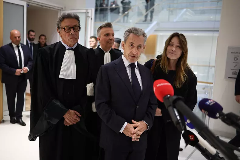Sarkozy Sentenced To 5 Years In Prison For Campaign Financing Case - Paris, France - 25 Sep 2025