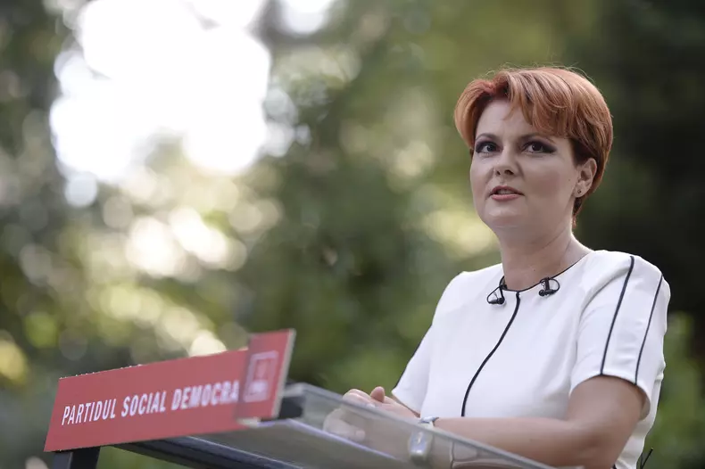 BUCURESTI - SEDIUL PSD - CONFERINTA DE PRESA - OLGUTA VASILESCU