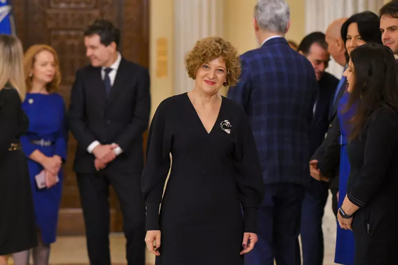 BUCURESTI - PALATUL COTROCENI - JURAMANT DE INVESTITURA OANA GHE