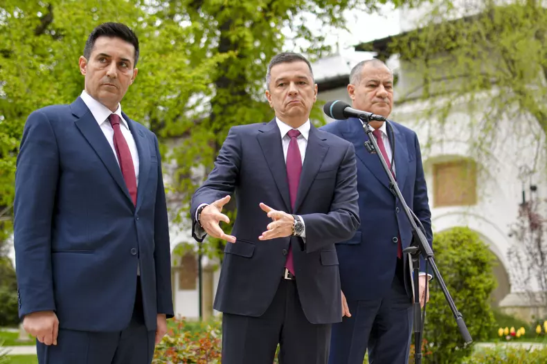 BUCURESTI - COTROCENI - CONSULTARI PARTIDE POLITICE - DECLARATII